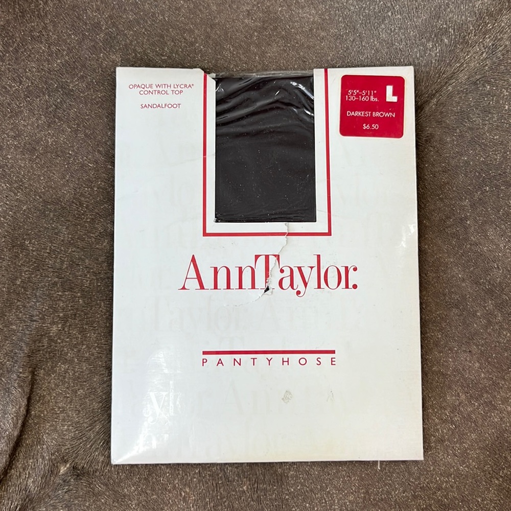 Ann Taylor Darkest Brown Tights